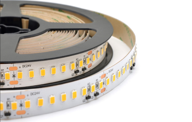 Tira LED 220V Osram chip SMD2835, 120Led/m, 0-10V regulable, cort